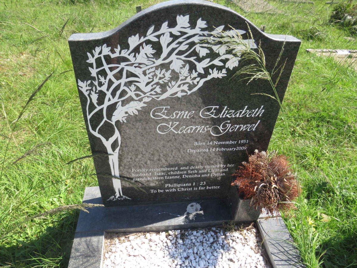 GERWEL Esme Elizabeth, KEARNS- 1951-2009