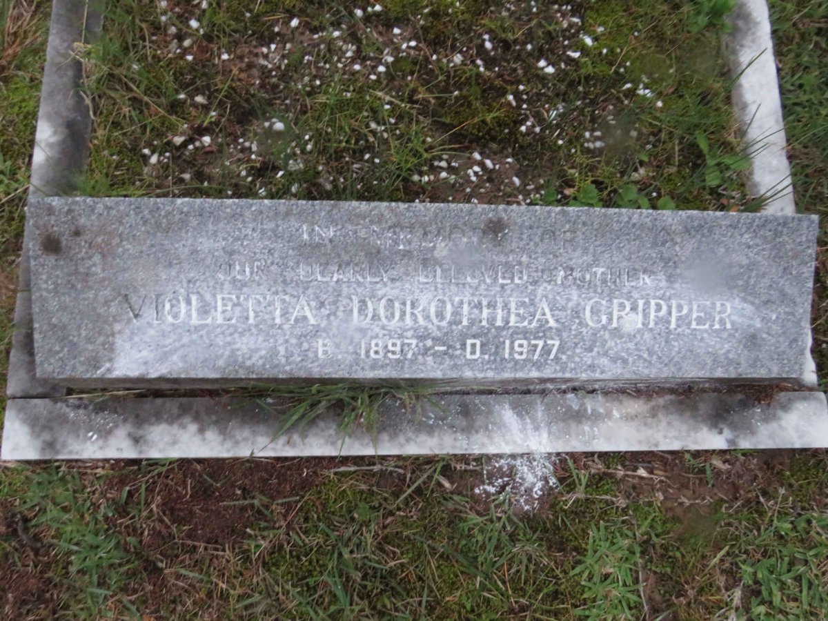 GRIPPER Violetta Dorothea 1897-1977