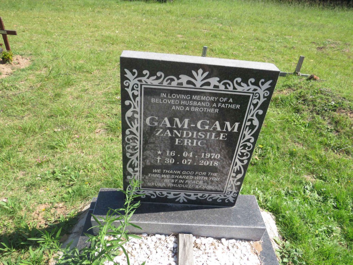 GAM Zandisile Eric, GAM- 1970-2018