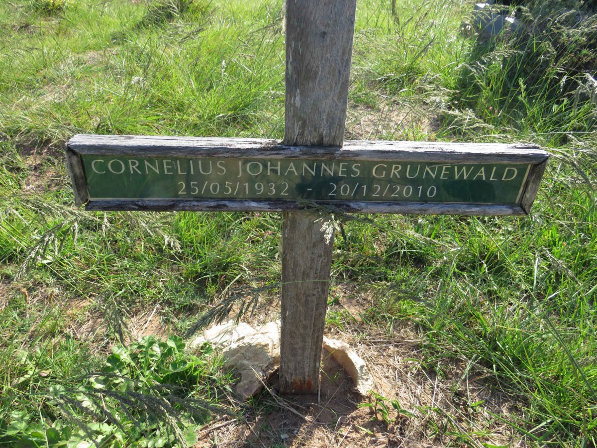 GRUNEWALD Cornelius Johannes 1932-2010