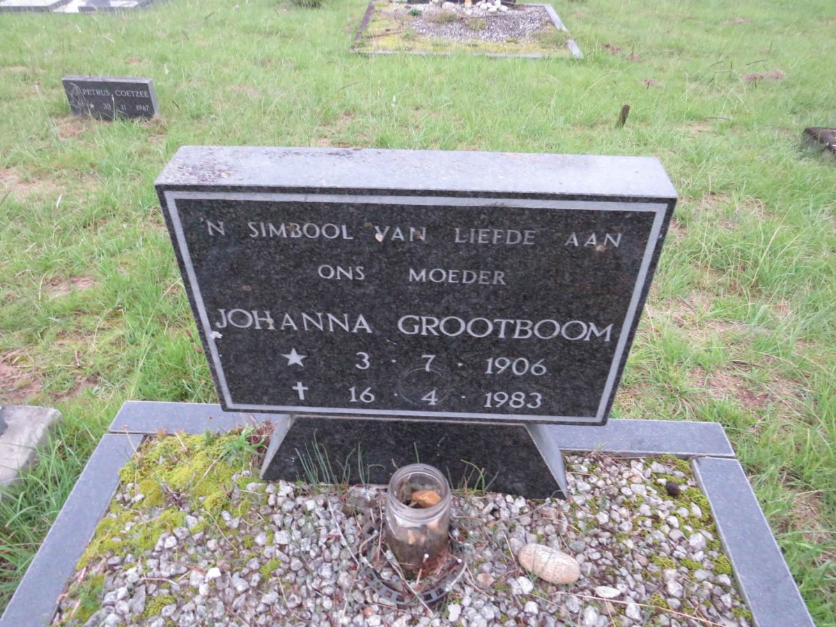GROOTBOOM Johanna 1906-1983