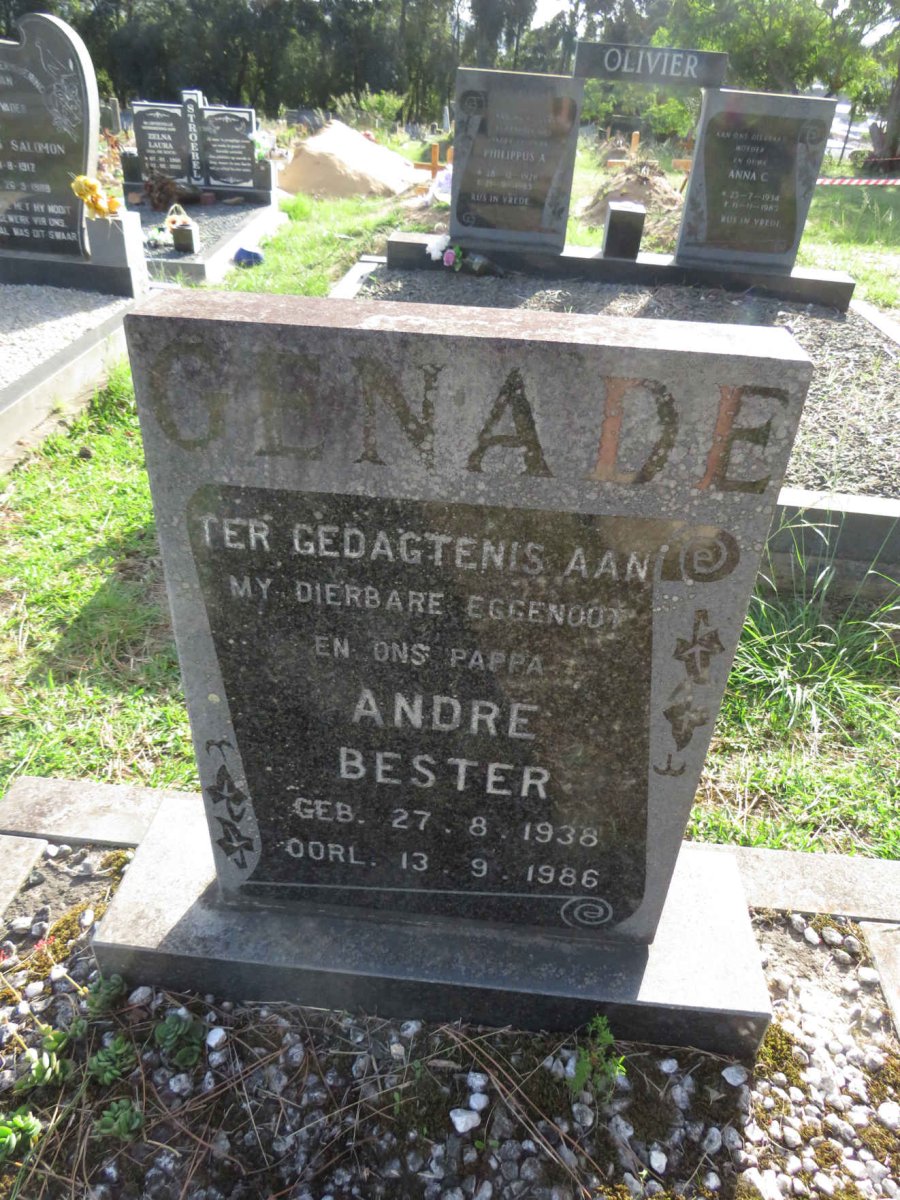 GENADE Andre Bester 1938-1986