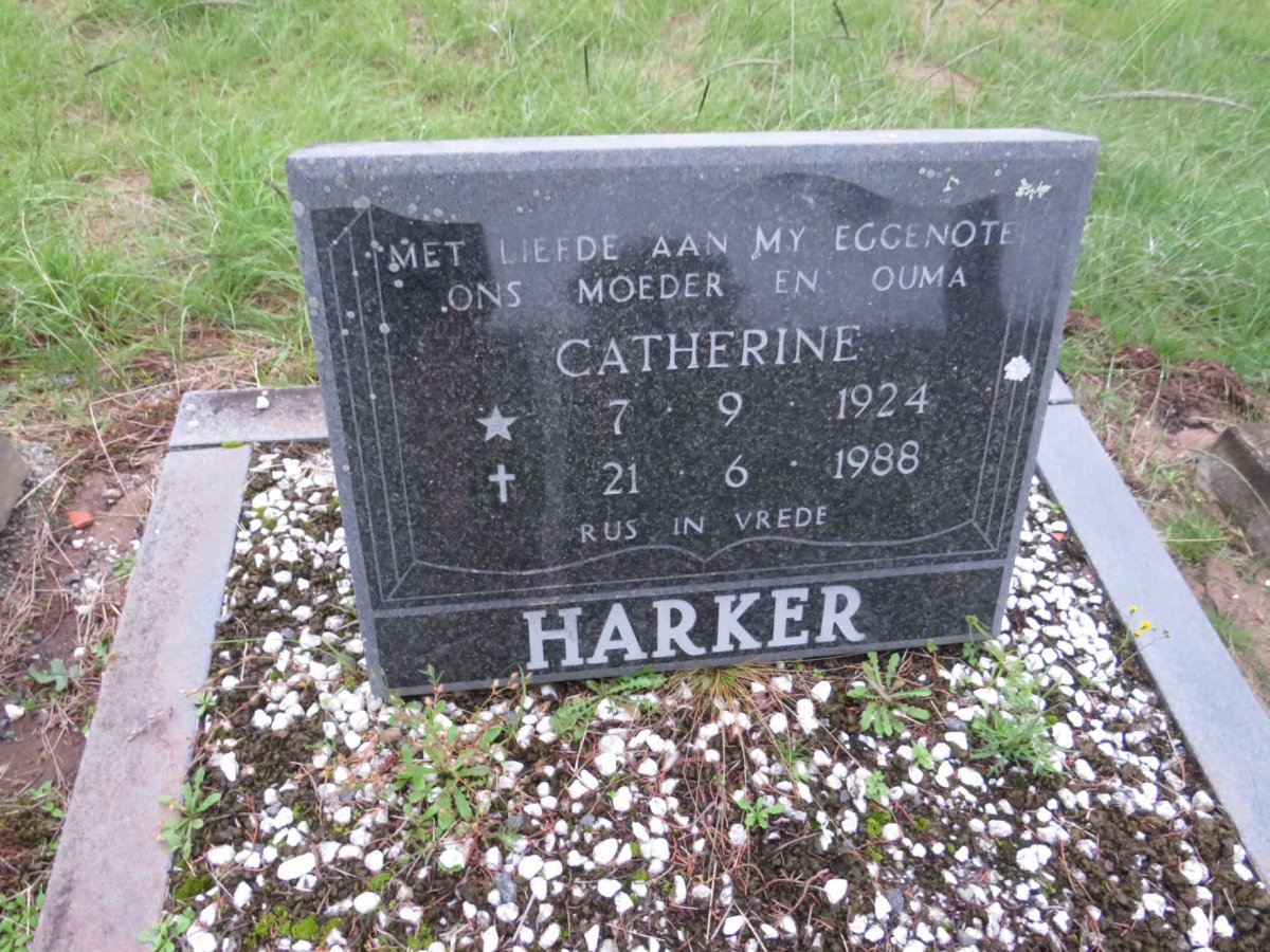 HARKER Catherine 1924-1988
