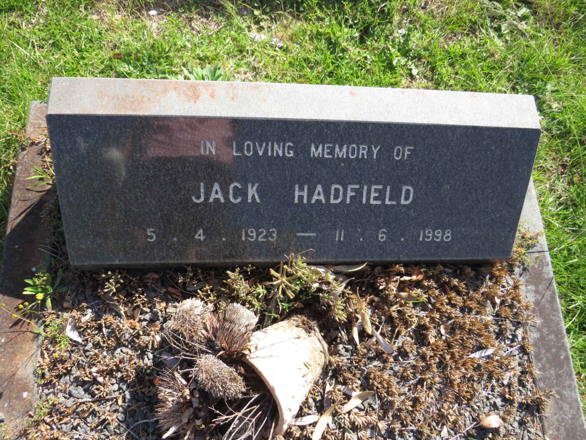 HADFIELD Jack 1923-1998