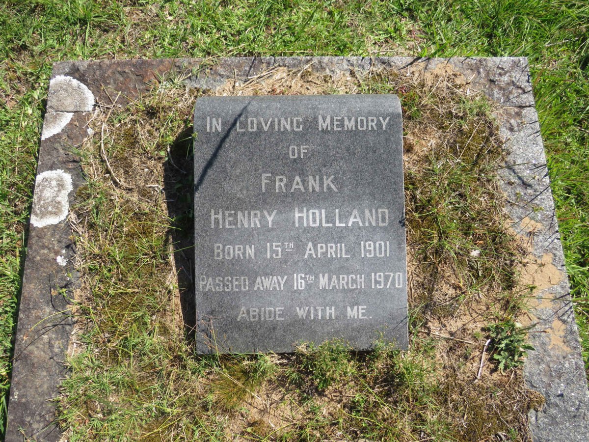 HOLLAND Frank Henry 1901-1970