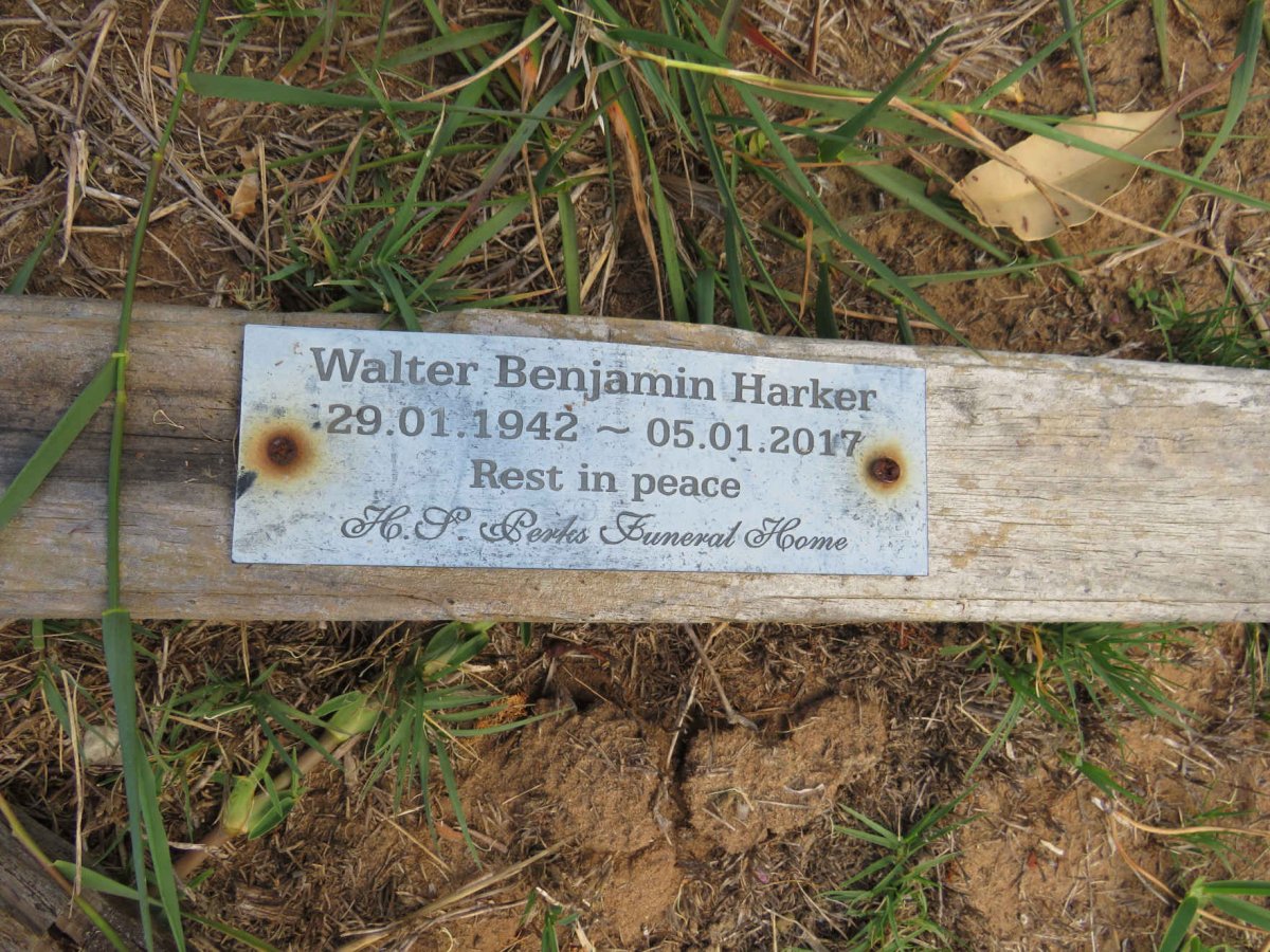 HARKER Walter Benjamin 1942-2017
