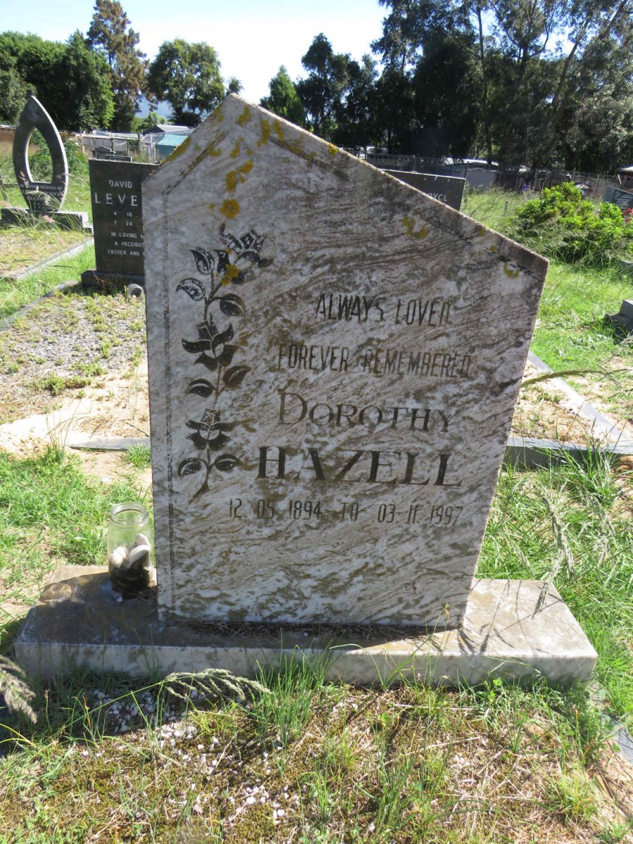 HAZELL Dorothy 1894-1997