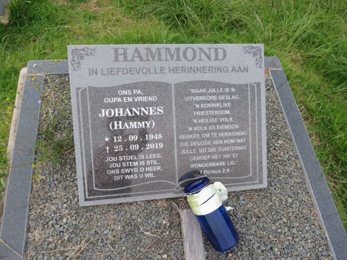 HAMMOND Johannes 1948-2019