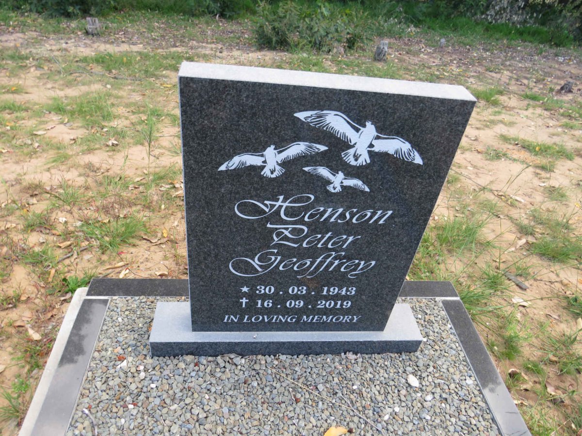 HENSON Peter Geoffrey 1943-2019