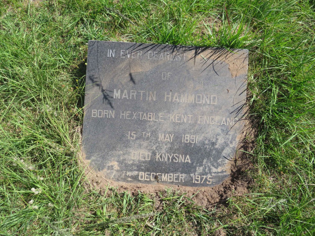 HAMMOND Martin 1891-1975