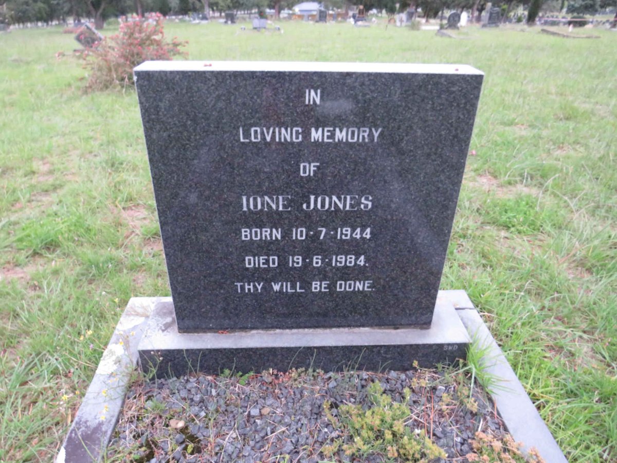JONES Ione 1944-1984