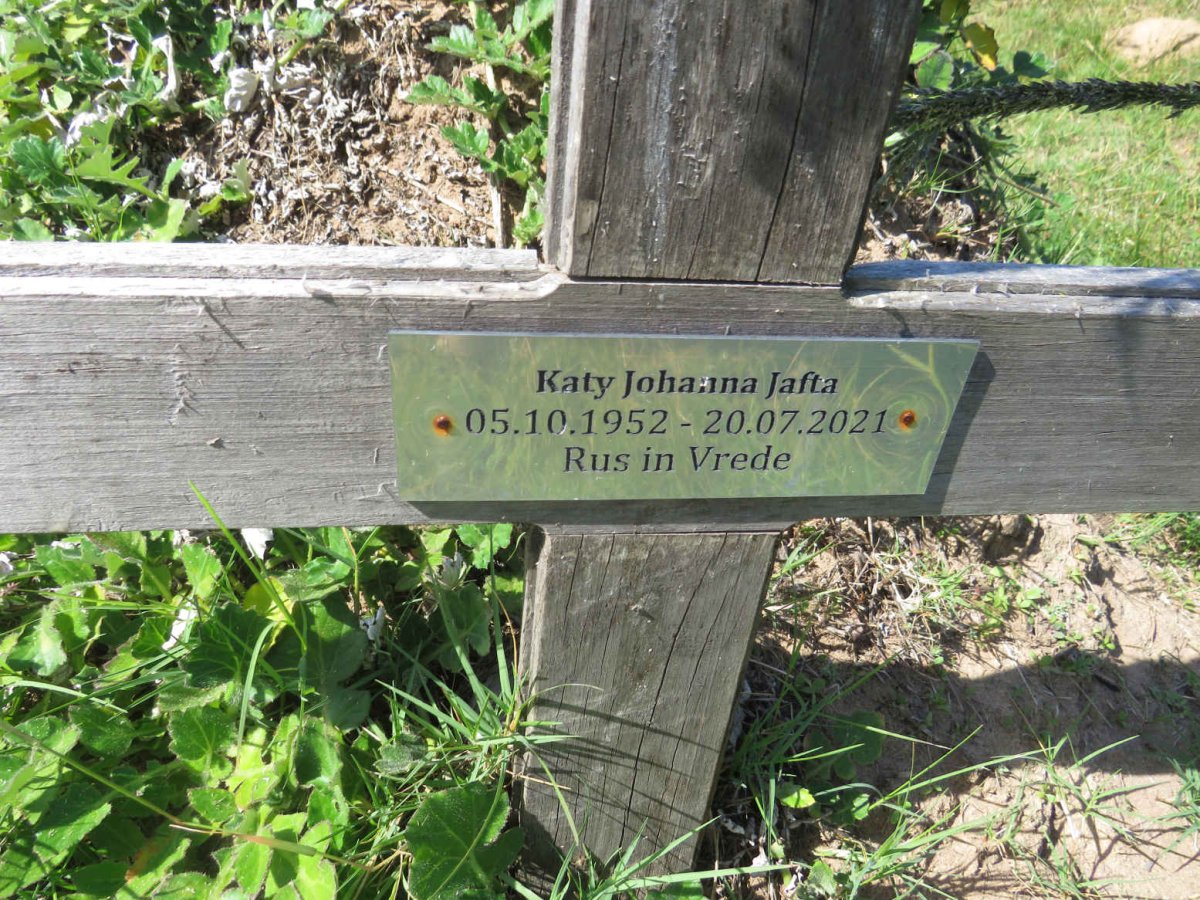 JAFTA Katy Johanna 1952-2021