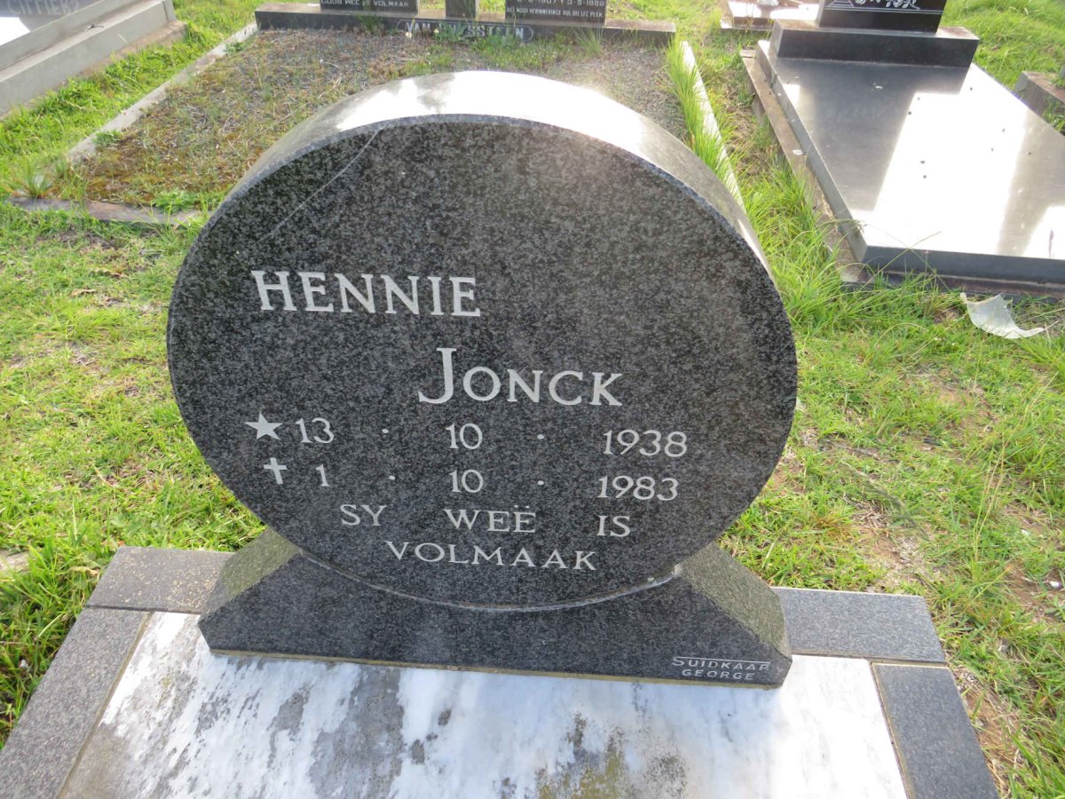 JONCK Hennie 1938-1983