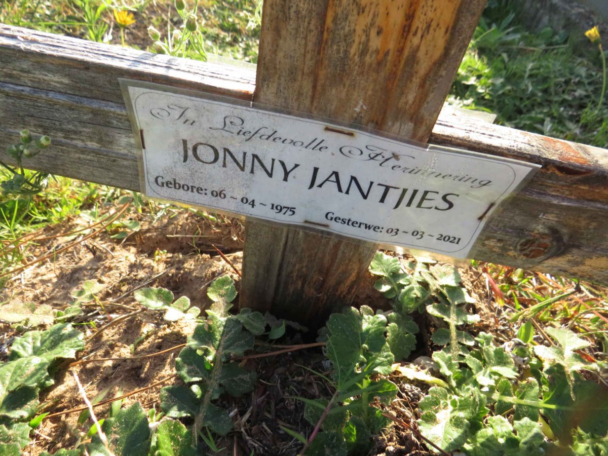 JANTJIES Jonny 1975-2021