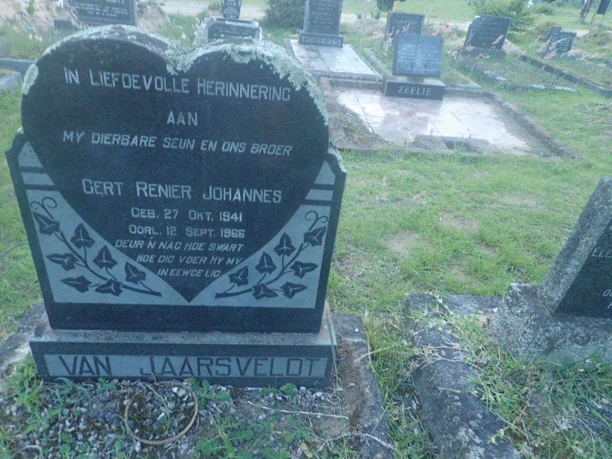 JAARSVELDT Gert Renier Johannes, van 1941-1966