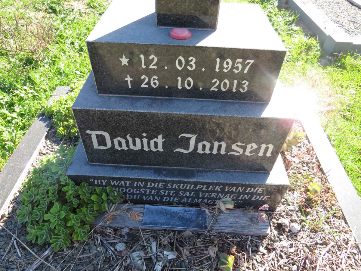 JANSEN David 1957-2013