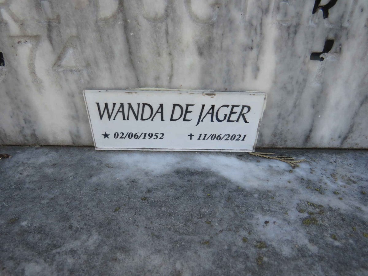 JAGER Wanda, de 1952-2021