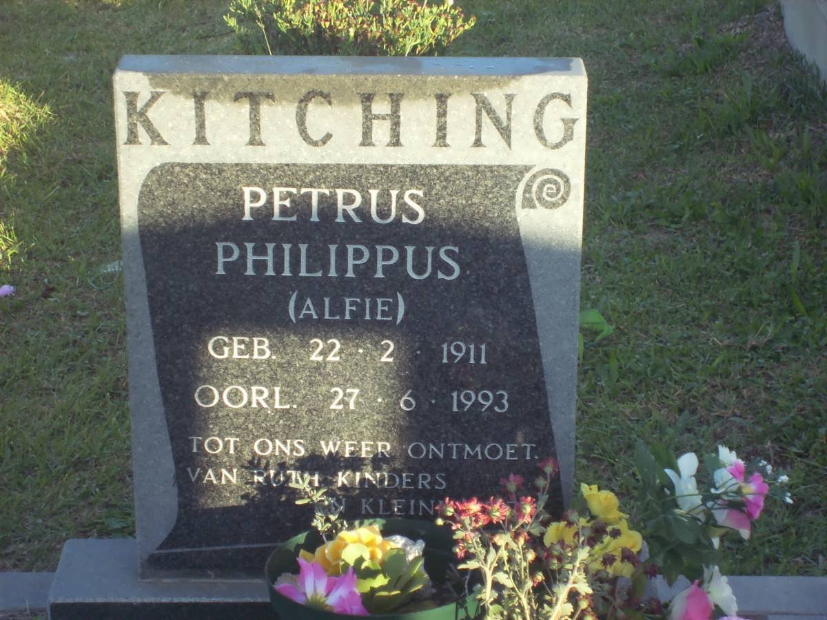 KITCHING Petrus Philippus 1911-1993