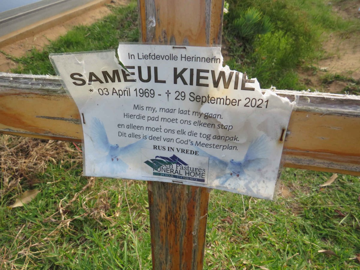 KIEWIET Sameul 1969-2021