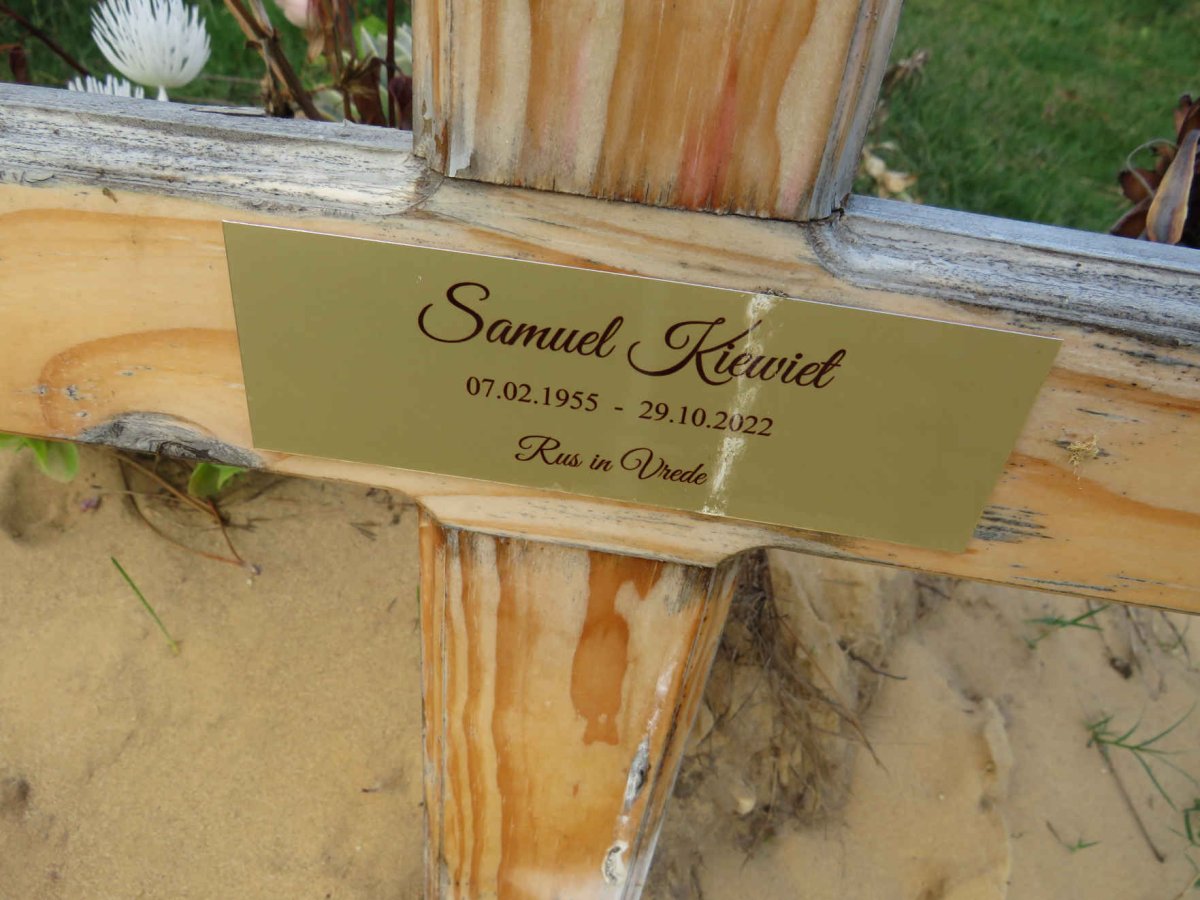 KIEWIET Samuel 1955-2022