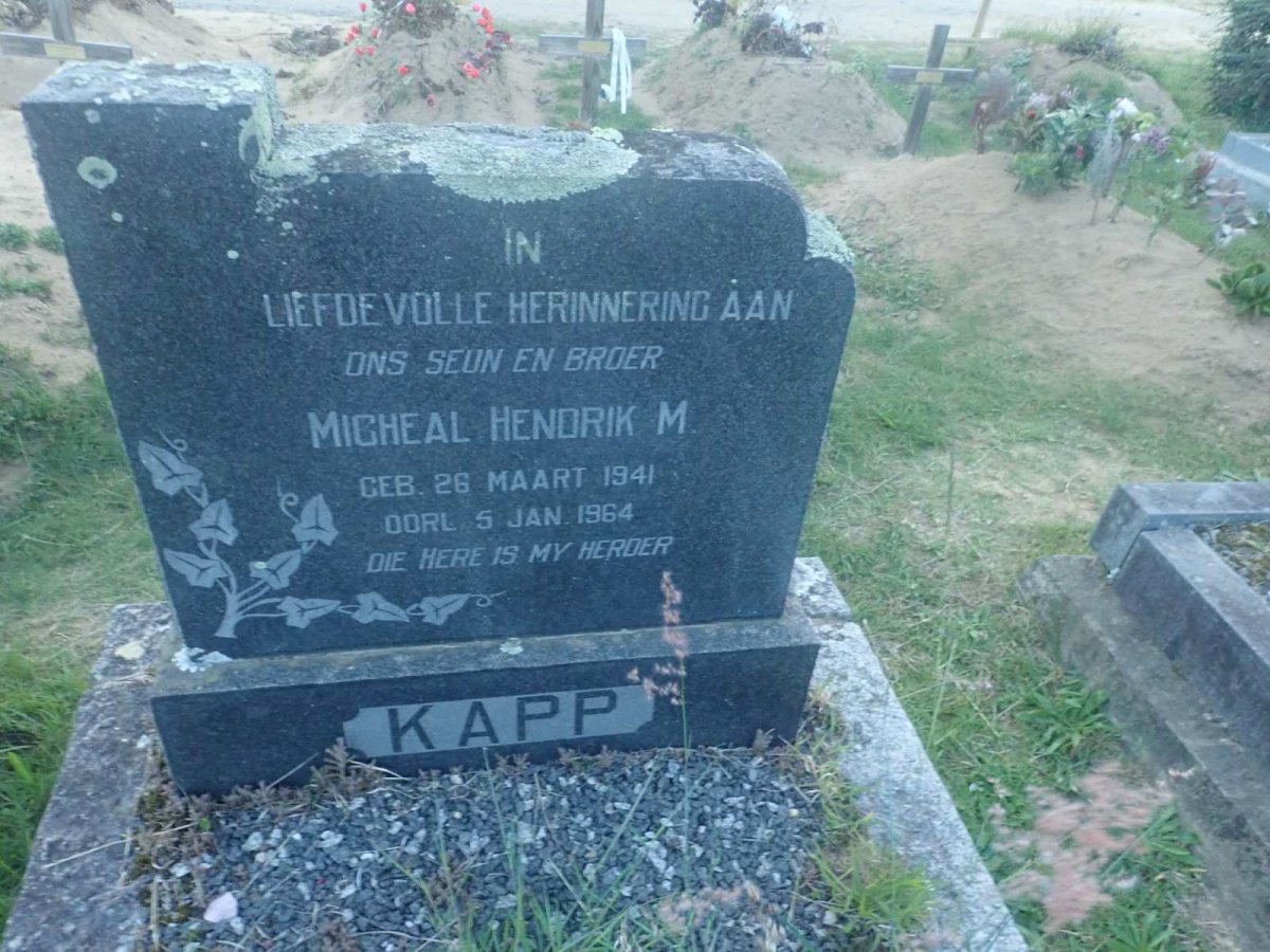 KAPP Micheal Hendrik M. 1941-1964