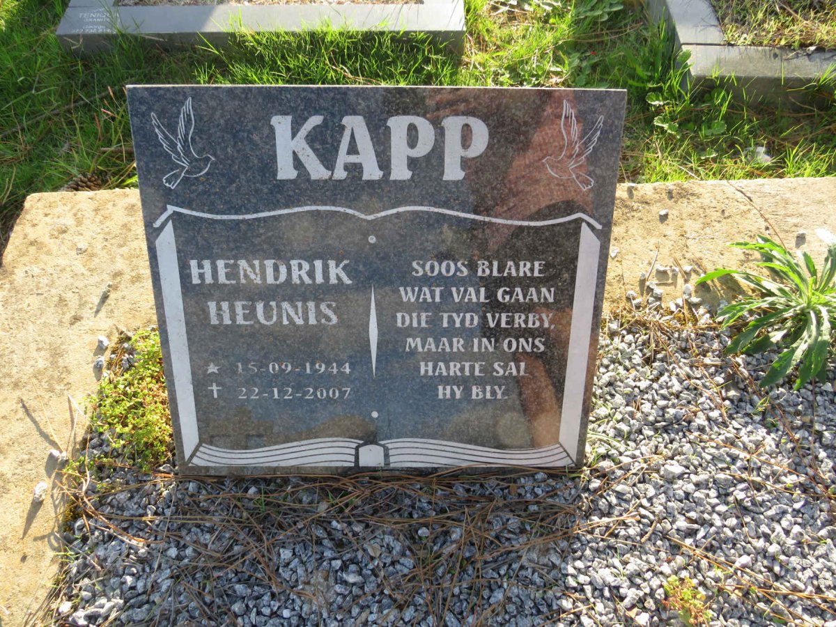 KAPP Hendrik Heunis 1944-2007
