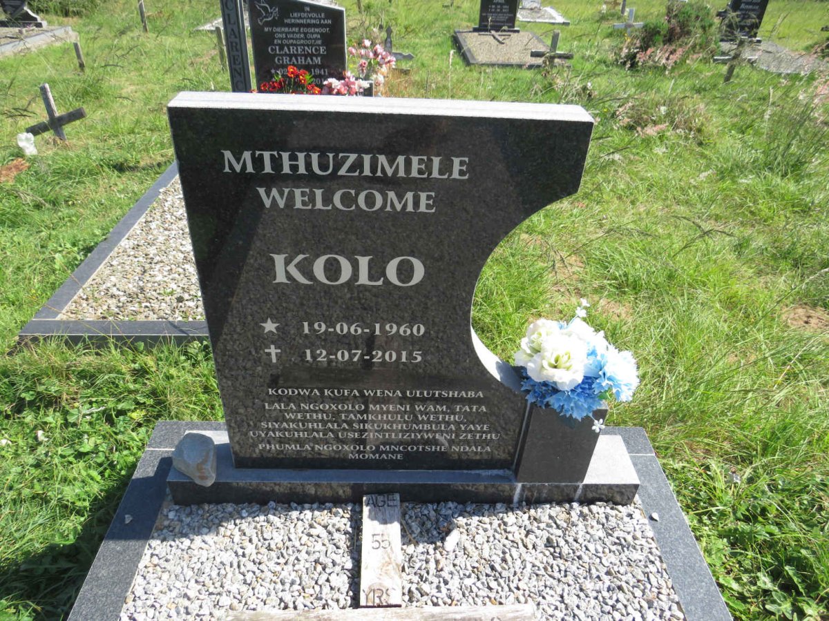 KOLO Mthuzimele Welcome 1960-2015