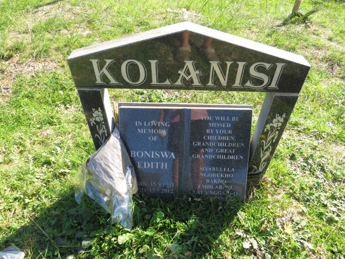KOLANISI Boniswa Edith 1931-2012