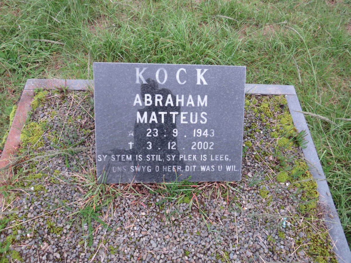KOCK Abraham Matteus 1943-2002