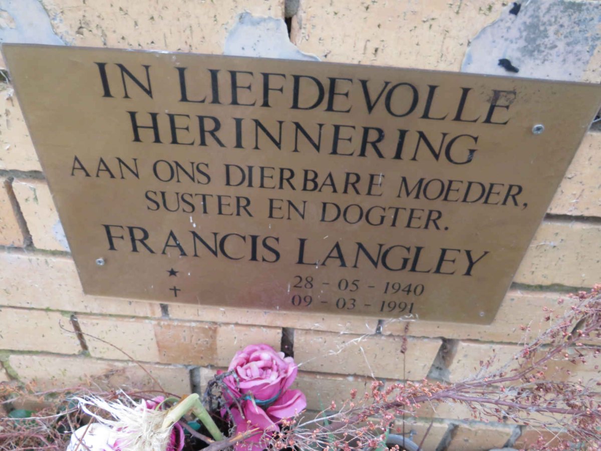 LANGLEY Francis 1940-1991