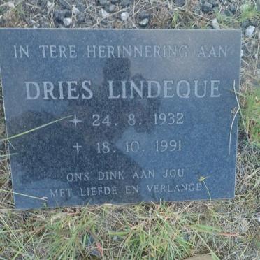 LINDEQUE Dries 1932-1991