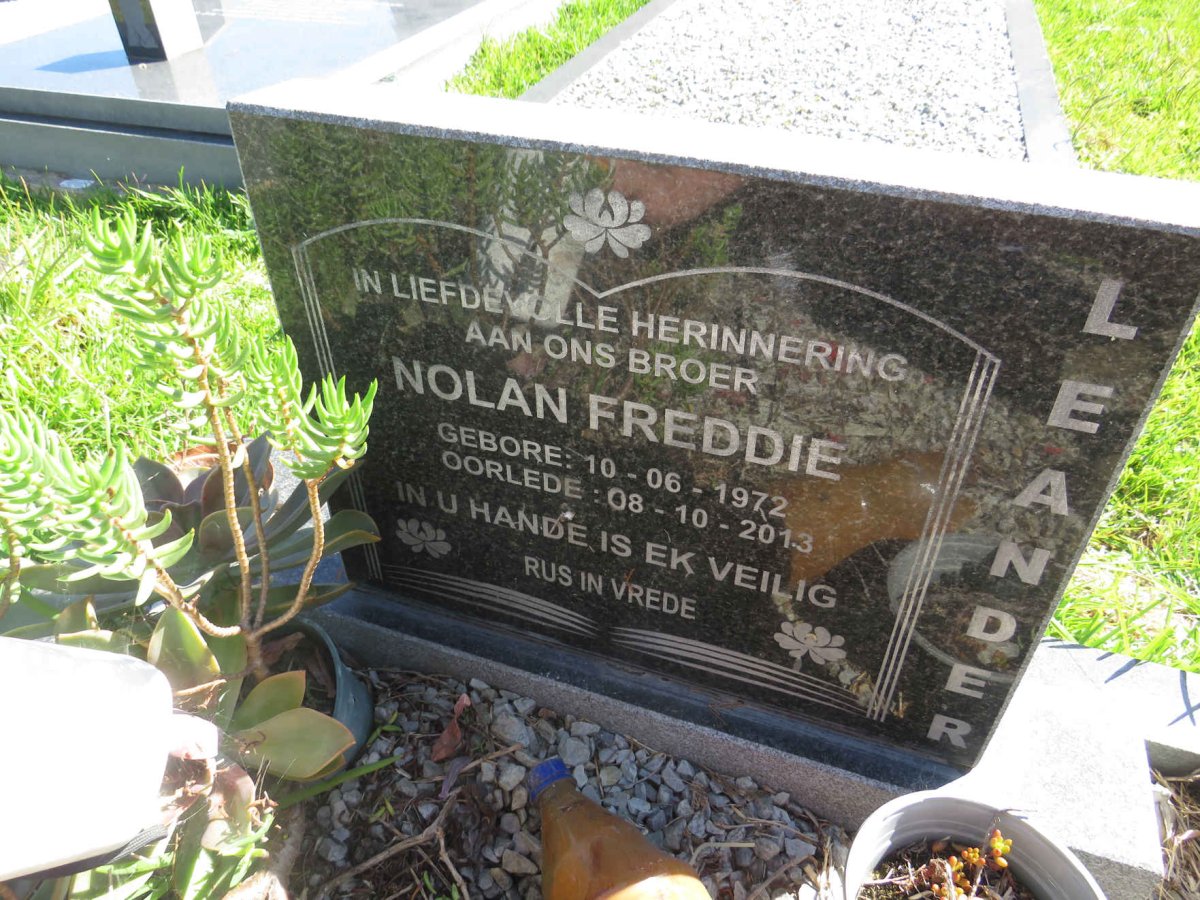LEANDER Nolan Freddie 1972-2013