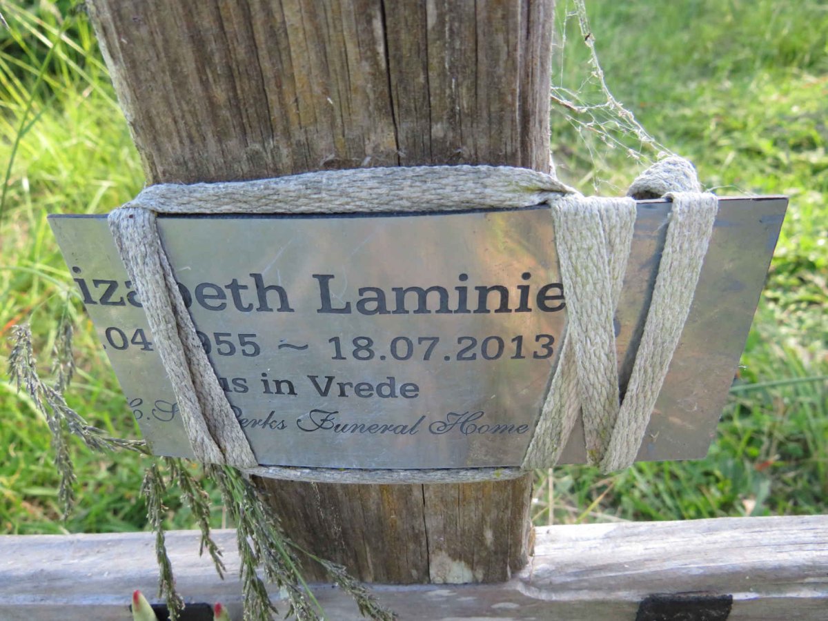 LAMINIE Elizabeth 1955- 2013