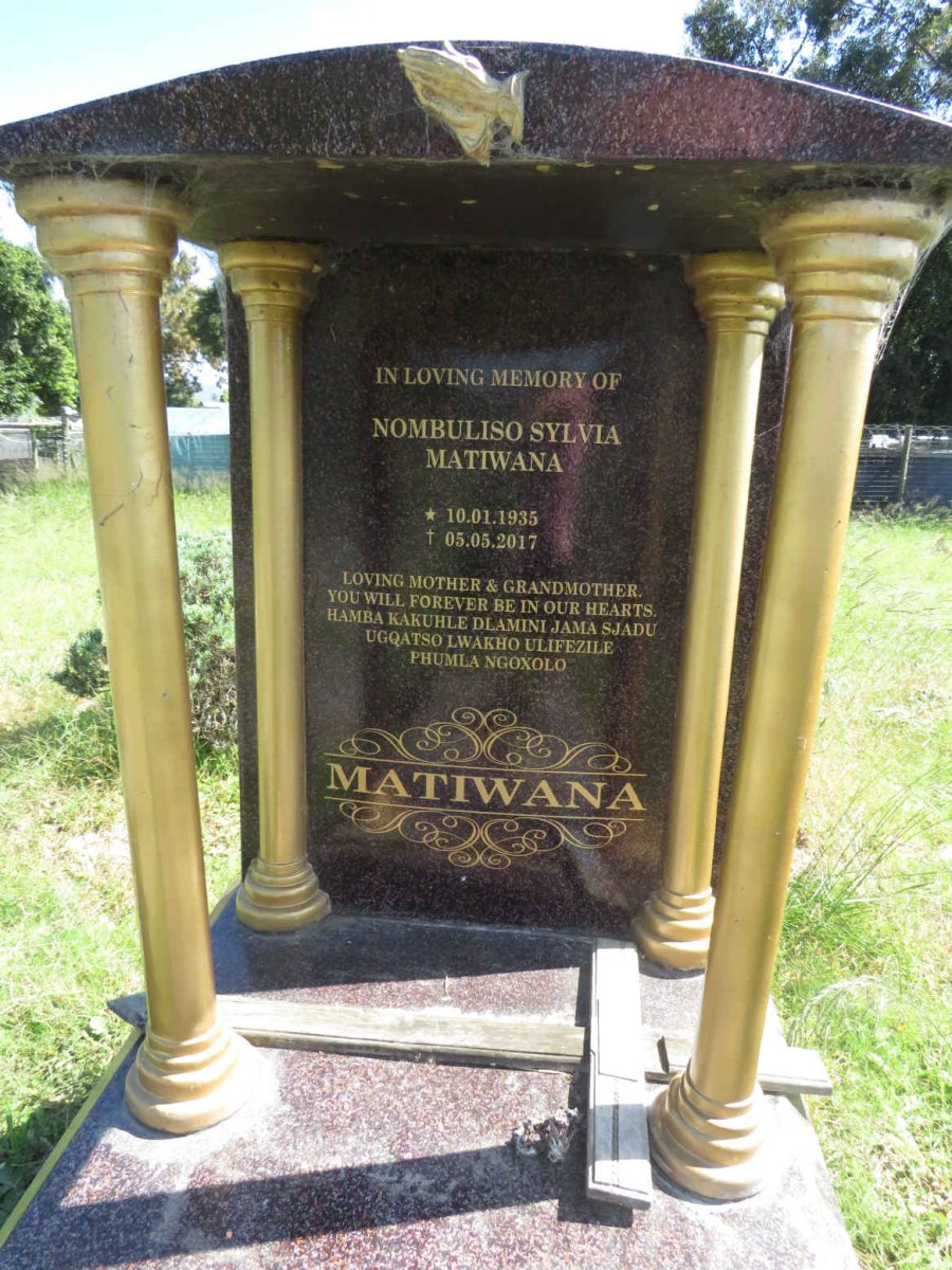 MATIWANA Nombuliso Sylvia 1935-2017