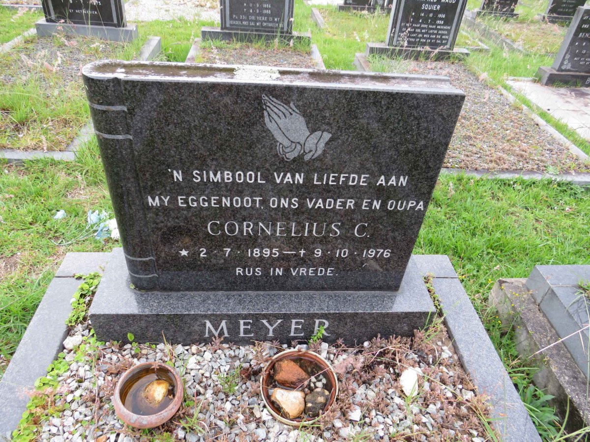 MEYER Cornelius C. 1895-1976