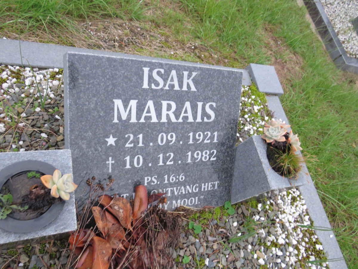 MARAIS Isak 1921-1982