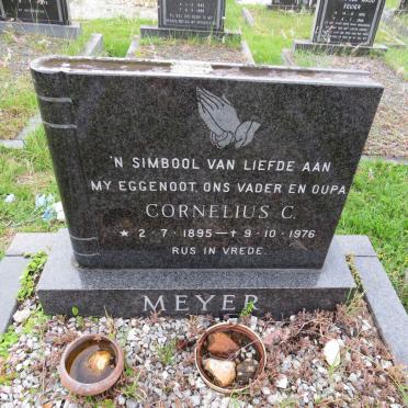 MEYER Cornelius C. 1895-1976