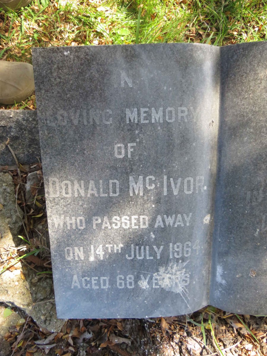 MCIVOR Donald -1964