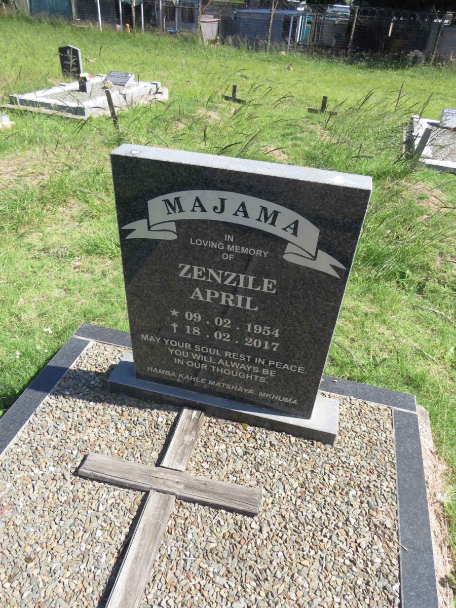 MAJAMA Zenzile April 1954-2017