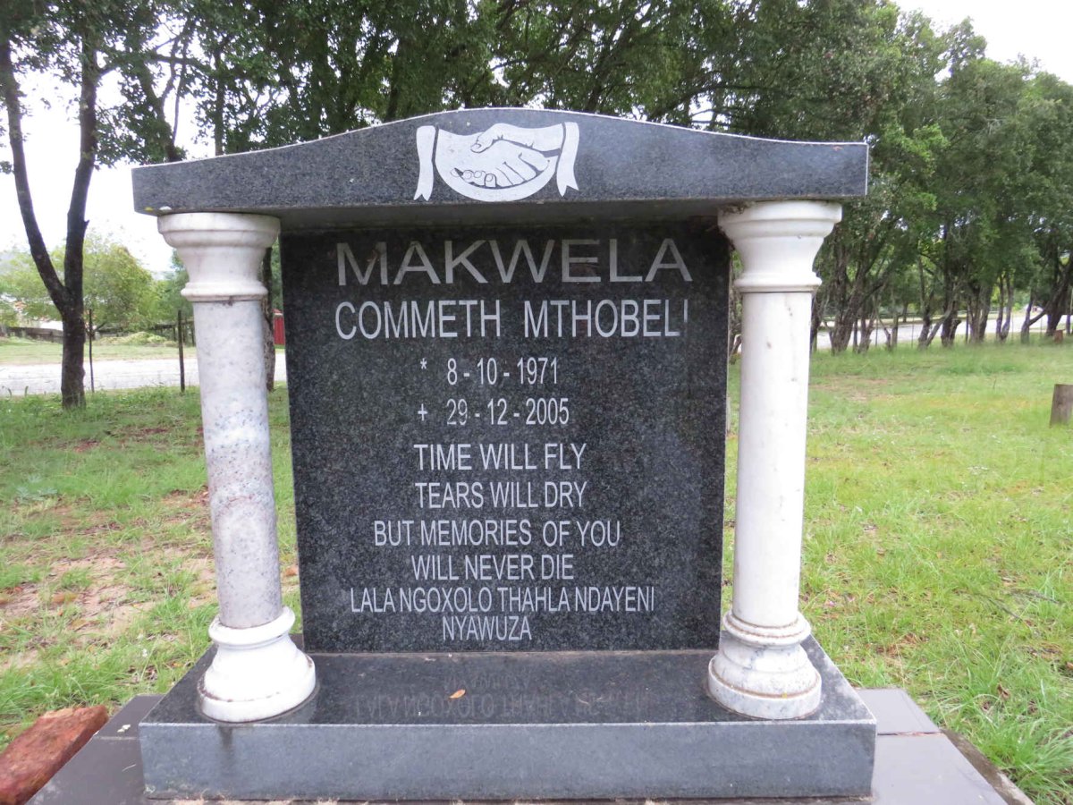 MAKWELA Commeth Mthobel 1971-2005