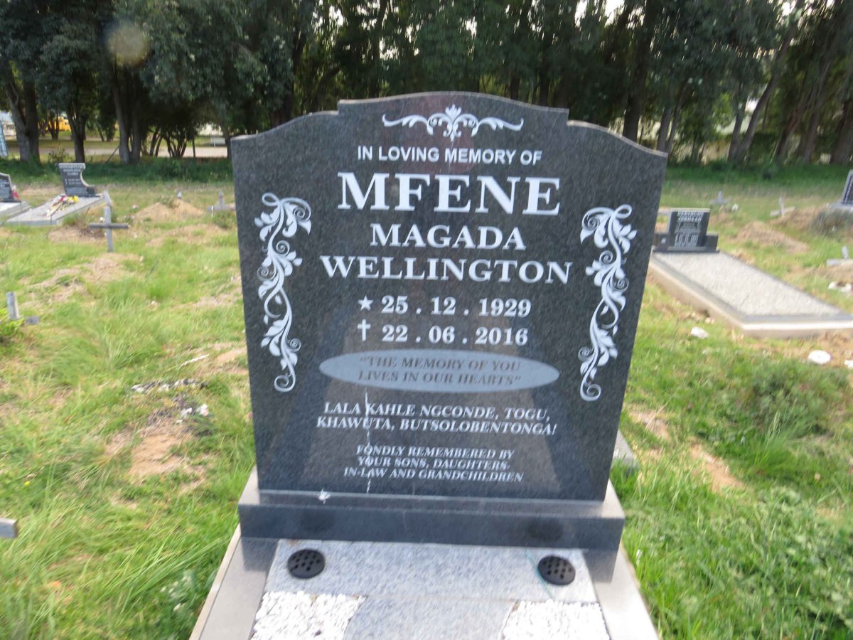 MFENE Magada Wellington 1929-2016