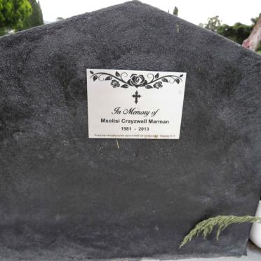 MARMAN Mxolisi Crayzwell 1981-2013