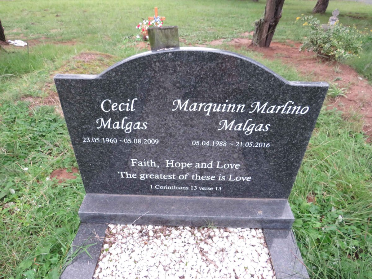 MALGAS Cecil 1960-2009 :: MALGAS  Marquinn Marlino 1988-2016