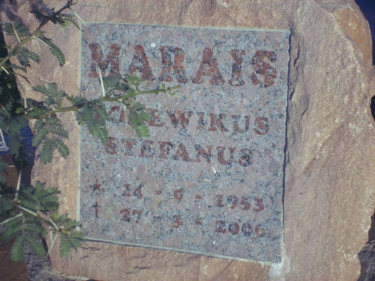 MARAIS Lodewikus Stefanus 1953-2006