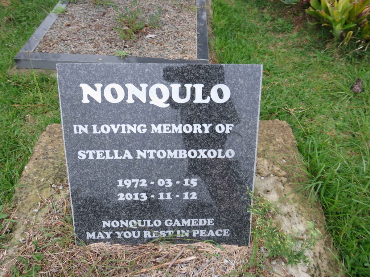 NONQULO Stella Ntomboxolo 1972-2013