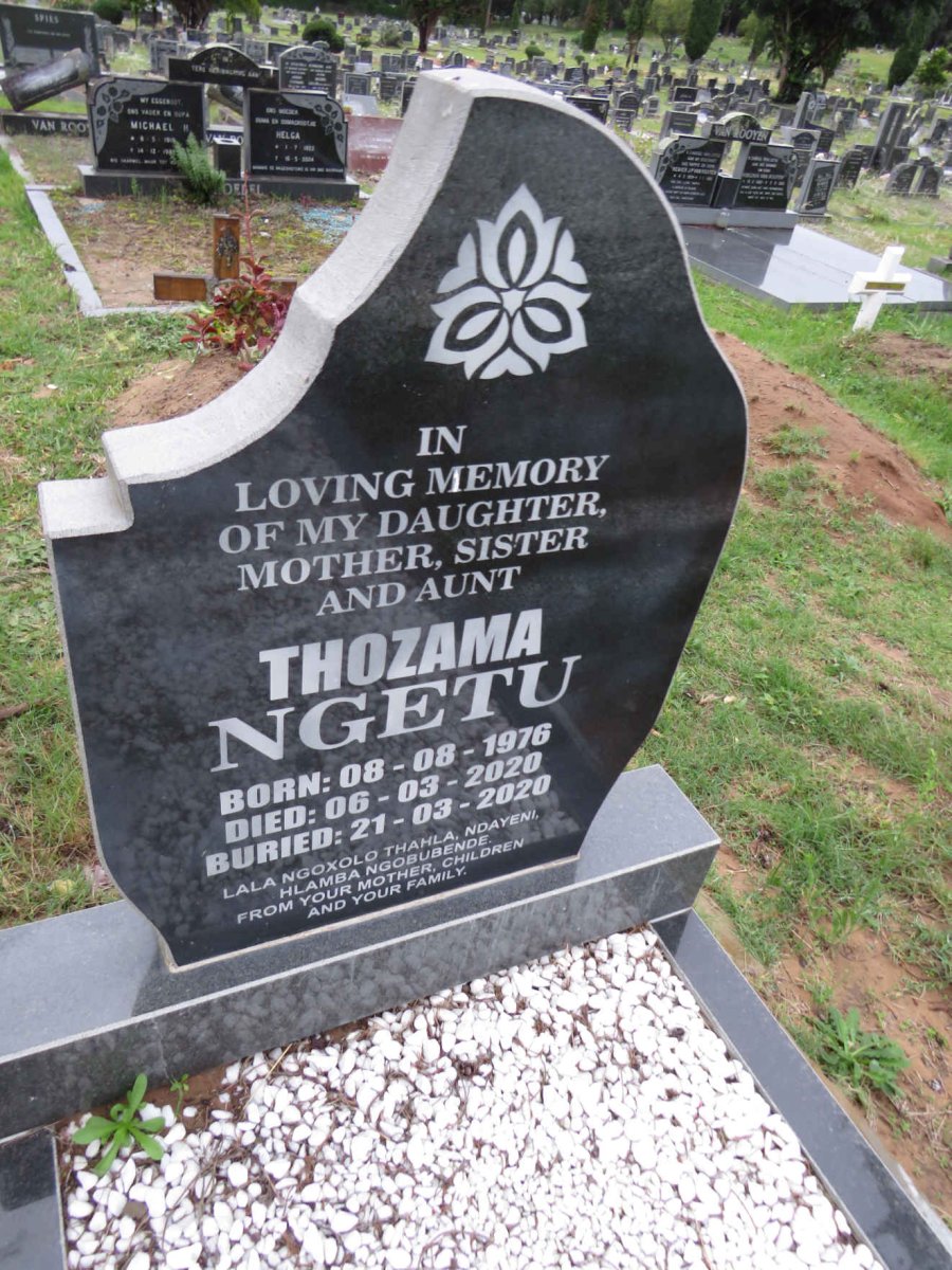 NGETA Thozama 1976-2020