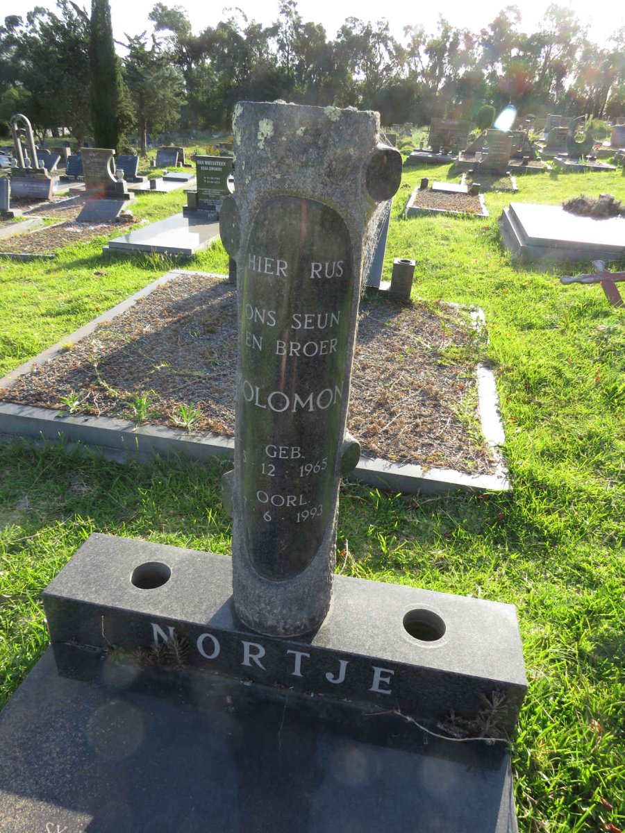 NORTJE Solomon 1965-1993