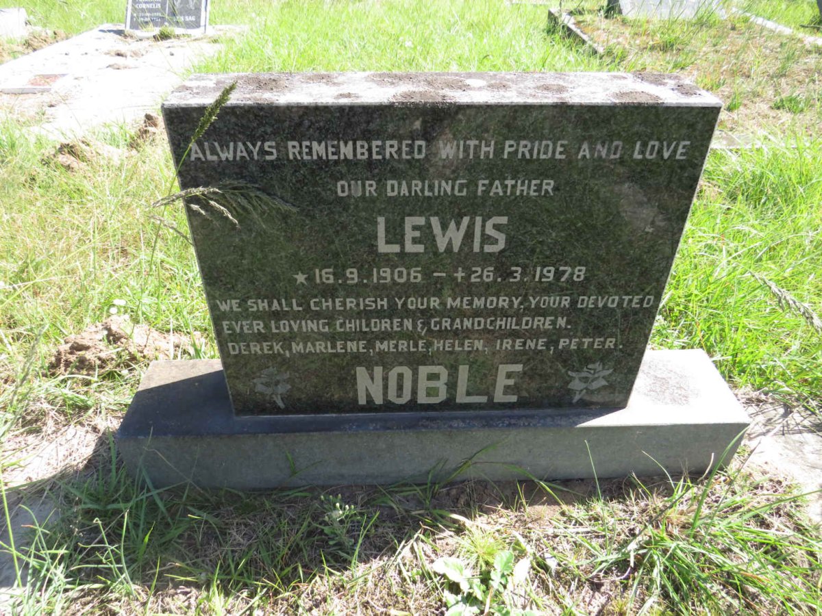 NOBLE Lewis 1906-1978