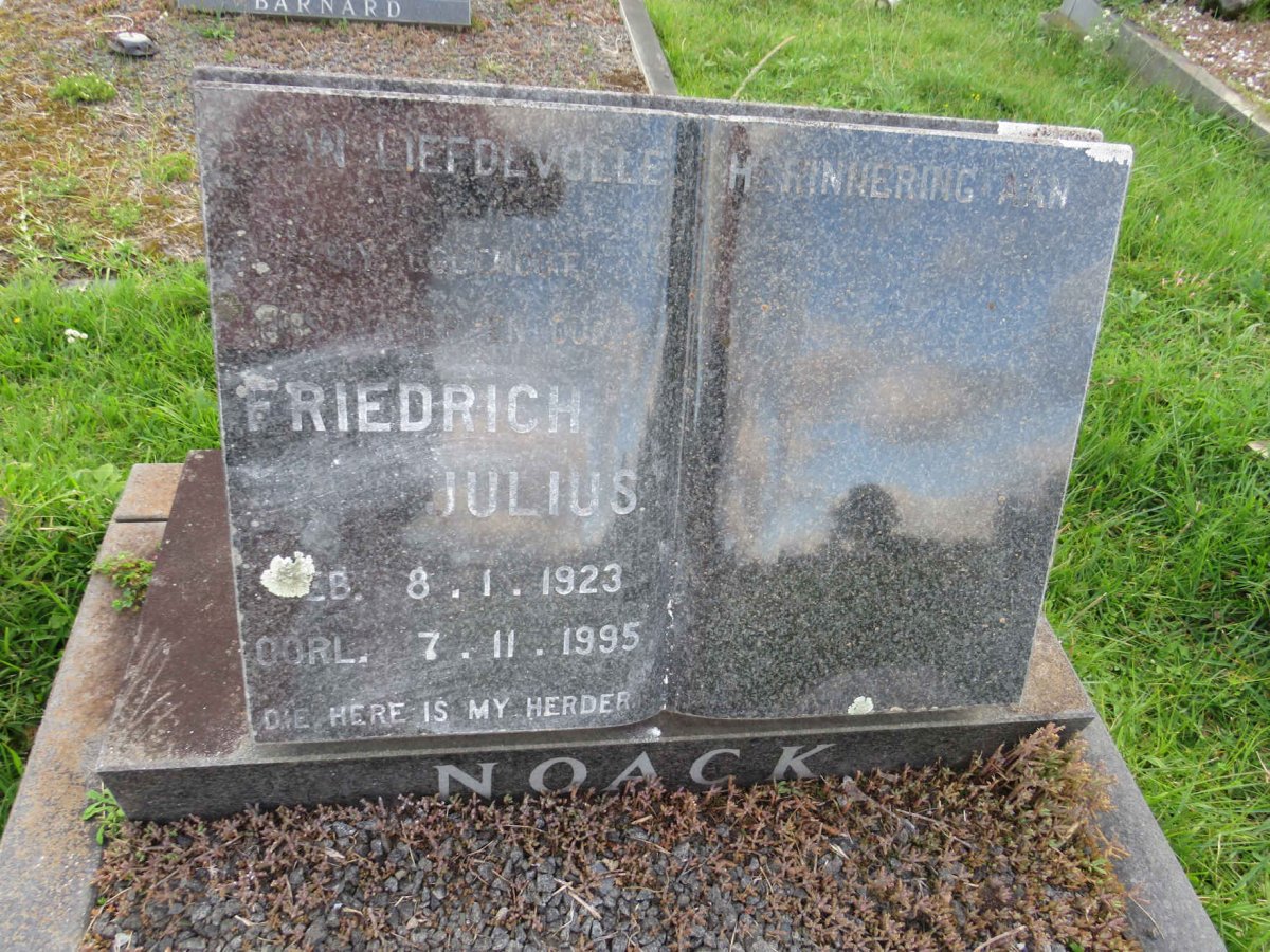 NOACK Friedrich Julius 1923-1995