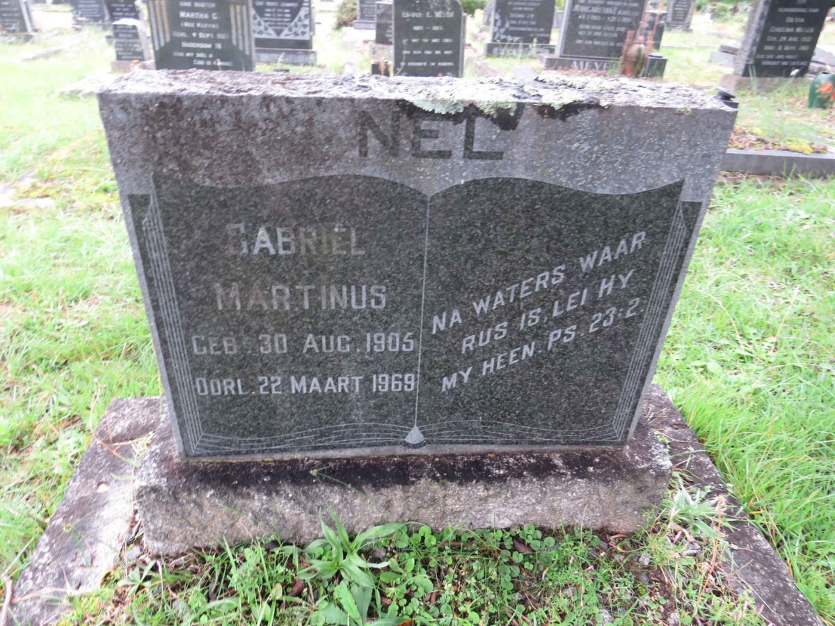 NEL Gabriel Marthinus 1905-1969